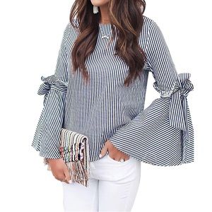 Bell sleeve top